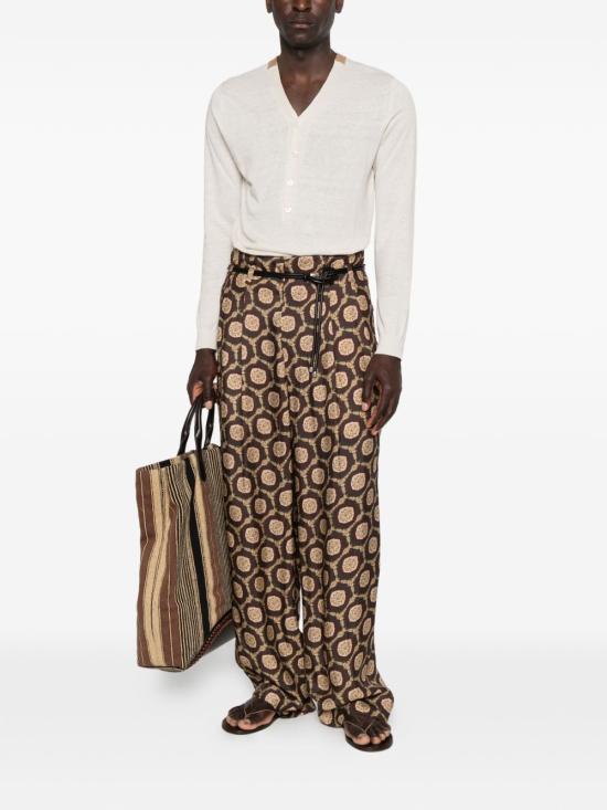 26SS 엠포리오 아르마니 스트레이트 팬츠 EM006119 AF26599F2003 Multicolor - EMPORIO ARMANI