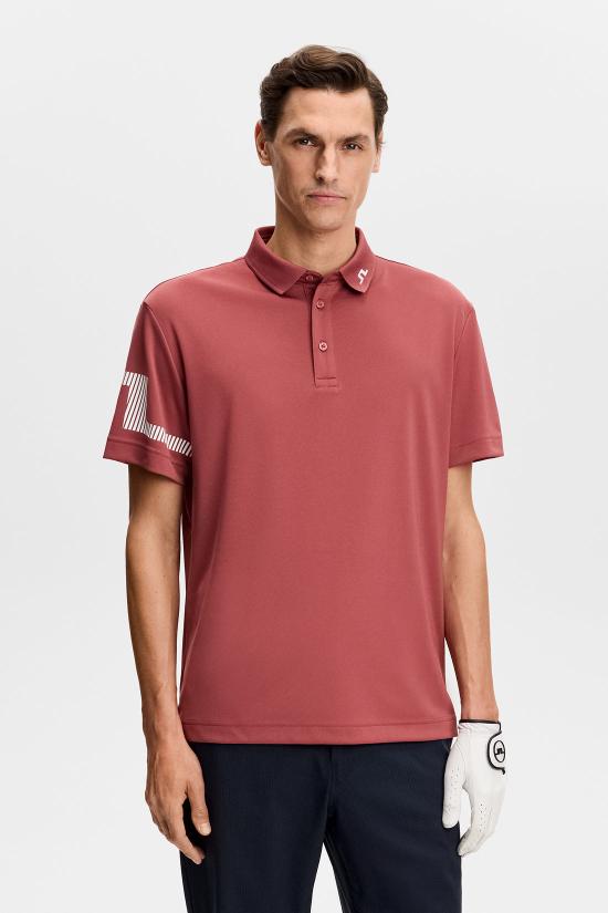 26SS 제이린드버그 남성 히스 폴로 GMJT14650 E225 APPLE BUTTER DOM - J LINDEBERG