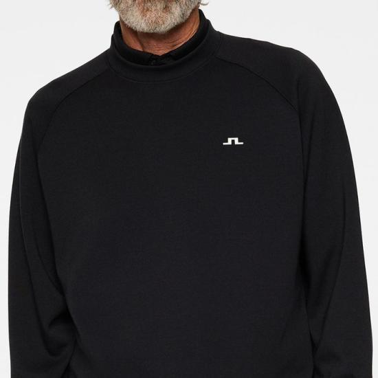 26SS 제이린드버그 긴팔 티셔츠 GMJS16037 9999 BLACK DOM - J LINDEBERG