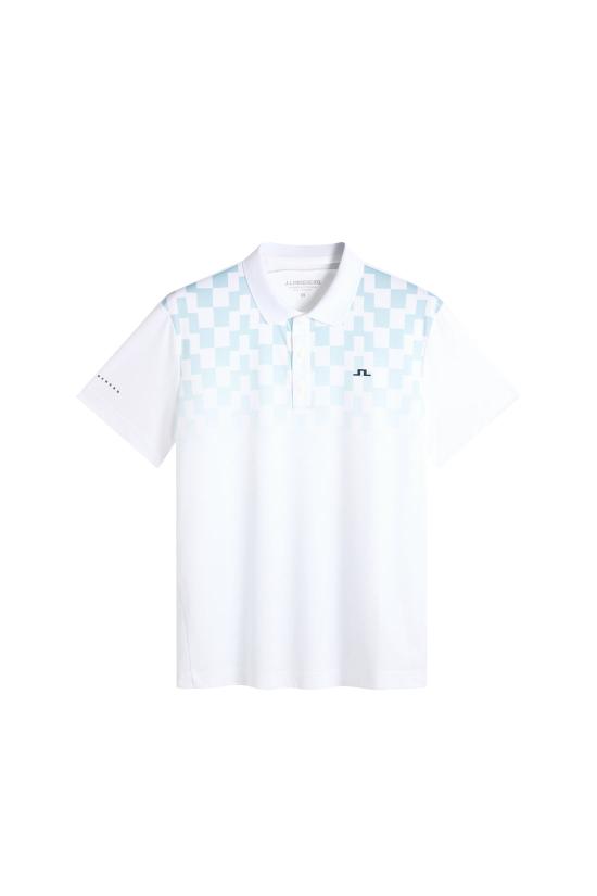 26SS 제이린드버그 폴로 티셔츠 GMJT15428 A060 FINN FADE WHITE DOM