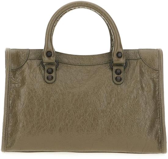 26SS 발렌시아가 르 시티 스몰 백 볼케닉 락 8114422ABEK3258 GREEN - BALENCIAGA