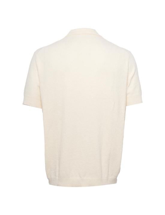 26SS 로우브랜드 폴로 티셔츠 LM26007 A014 Bianco - LOW BRAND