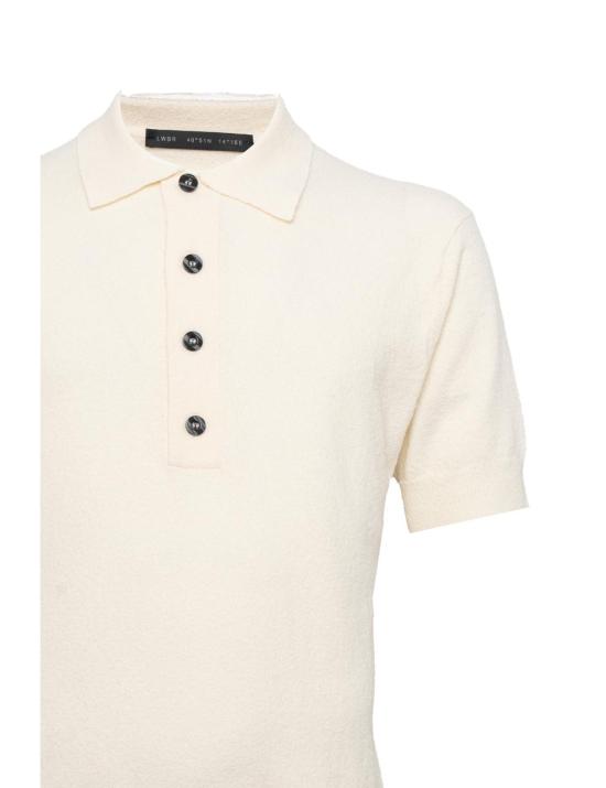 26SS 로우브랜드 폴로 티셔츠 LM26007 A014 Bianco - LOW BRAND
