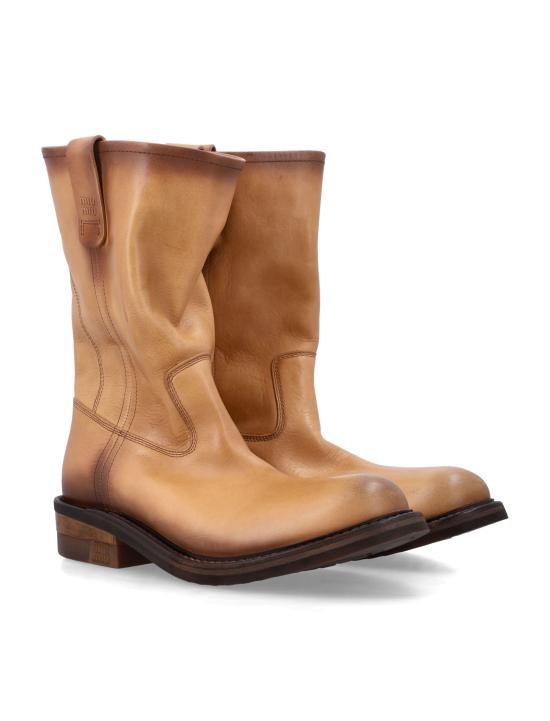 26SS 미우미우 슈즈 5U680EFA0455OD F0054 LIGHT TAN - MIU MIU