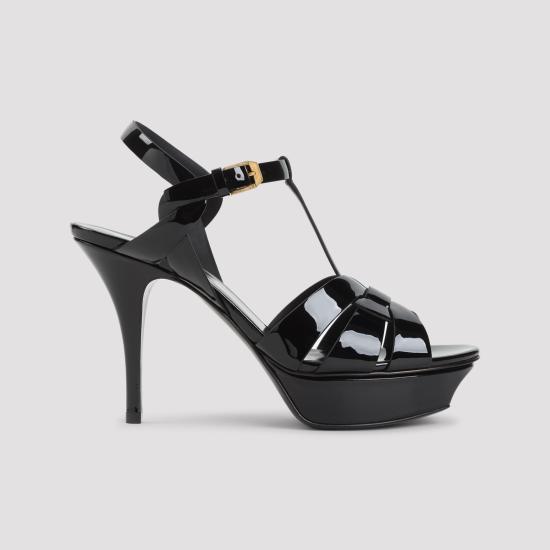 26SS 생로랑 트리뷰트 플랫폼 샌들 315490 AAAOW 1000 NERO - SAINT LAURENT