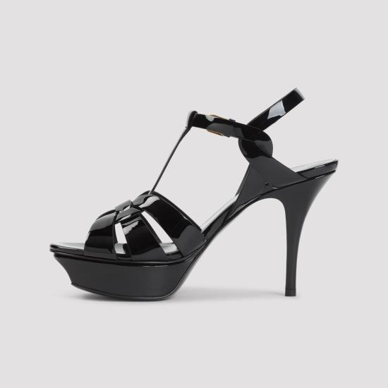 26SS 생로랑 트리뷰트 플랫폼 샌들 315490 AAAOW 1000 NERO - SAINT LAURENT