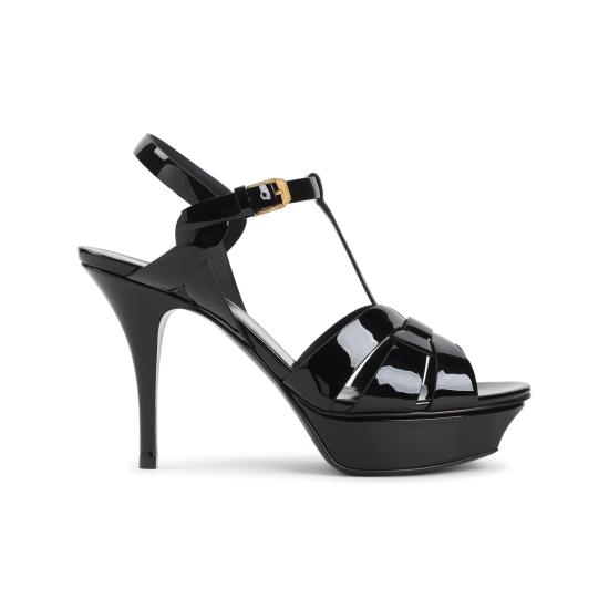 26SS 생로랑 트리뷰트 플랫폼 샌들 315490 AAAOW 1000 NERO - SAINT LAURENT