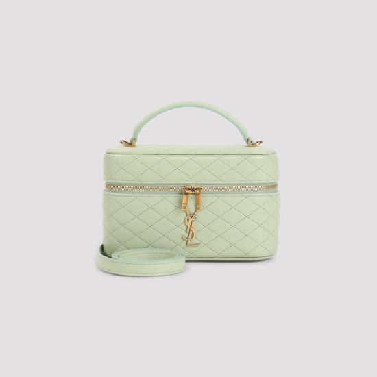 26SS 생로랑 램스킨 가비 베니티 백 766731 1EL07 3986 MISTY JADE - SAINT LAURENT