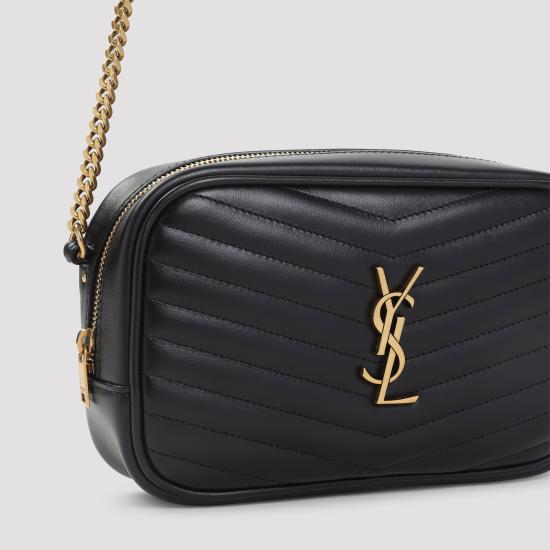 26SS 생로랑 퀼티드 레더 루 미니백 748849 DV707 1000 NERO - SAINT LAURENT