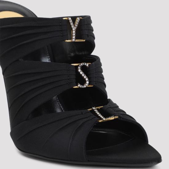 26SS 생로랑 샌들 859545 AAF4G 1097 NERO CRYSTAL LIGHT B - SAINT LAURENT