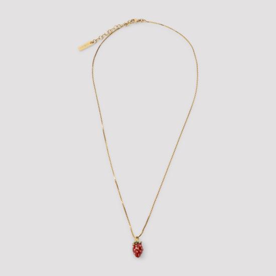 26SS 생로랑 목걸이/팬던트 859898 Y1521 9643 DORE VERT ROUGE - SAINT LAURENT