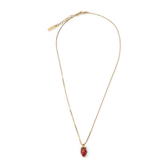 26SS 생로랑 목걸이/팬던트 859898 Y1521 9643 DORE VERT ROUGE - SAINT LAURENT