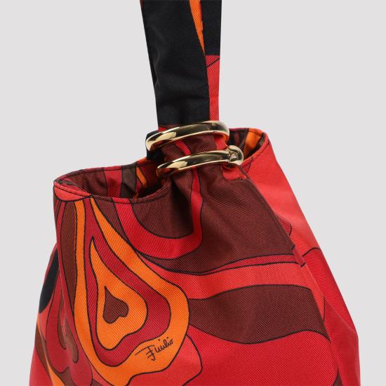 26SS 푸찌 토트백 6HBD65 6H731 025 ORANGE BLACK - PUCCI