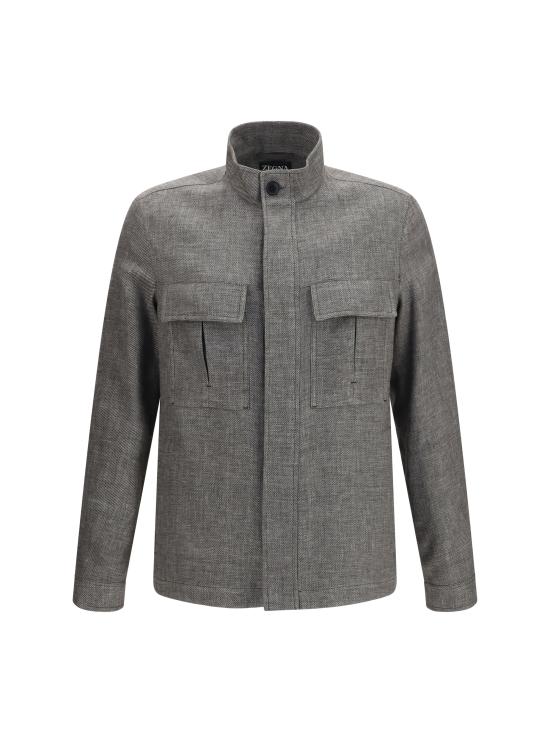 26SS 에르메네질도제냐 자켓 UHT49A3H256M09R 001 GREY