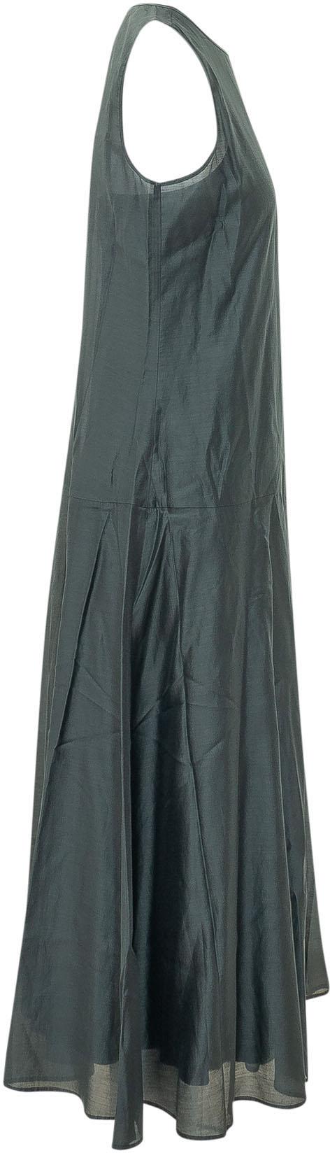 26SS 캘빈클라인 롱 원피스 LV044F014G3Q1 DONKERGREEN - CALVIN KLEIN