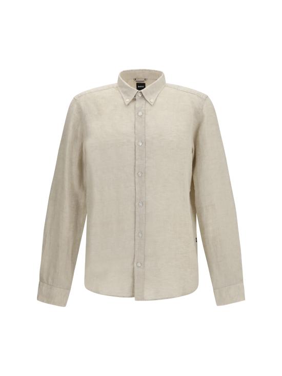 26SS HUGO BOSS BLACK 긴팔 셔츠 50560894 286 BEIGE