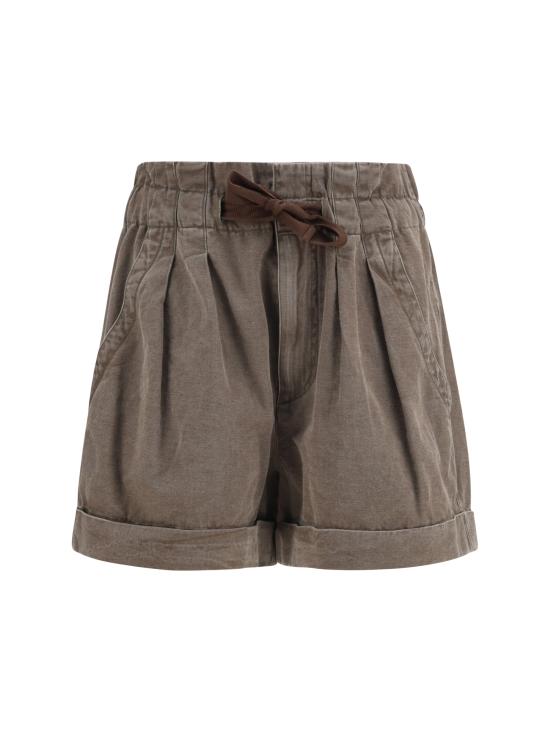 26SS 이자벨마랑에뚜왈 숏팬츠 SH0256FAD1G04E 50DZ BROWN
