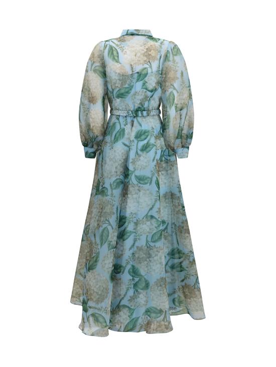 26SS 니사 원피스 RC15697 PRINT LIGHT BLUE - NISSA