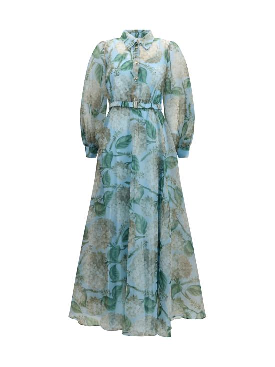 26SS 니사 원피스 RC15697 PRINT LIGHT BLUE