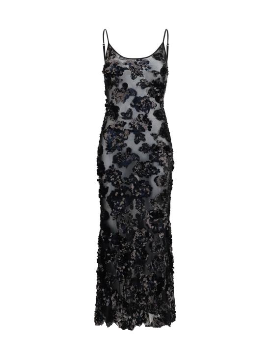 26SS 니사 롱 원피스 RRS16261 BLACK