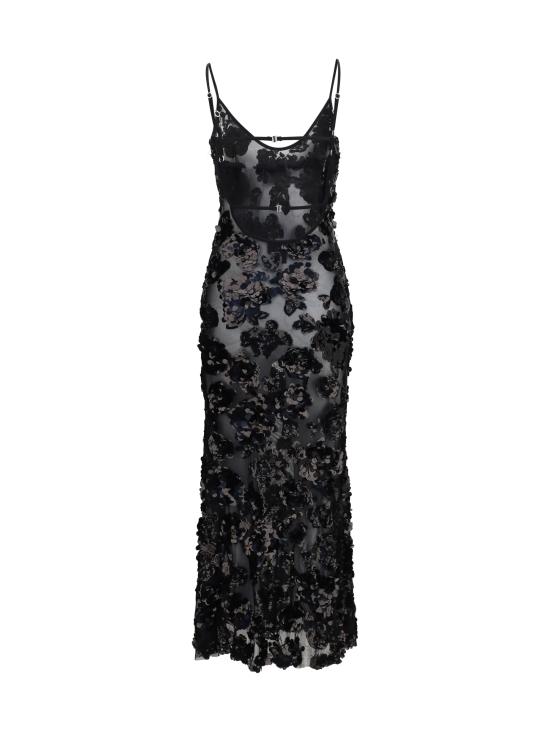 26SS 니사 롱 원피스 RRS16261 BLACK - NISSA