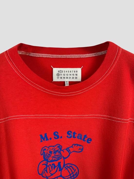 26SS 마르지엘라 반팔 티셔츠 S51GC0540S24575 314 RED - MAISON MARGIELA