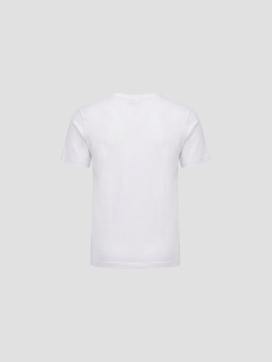 26SS 메종키츠네 폭스 헤드 레귤러 폴로 티셔츠 PW00113KJ7026 P100 WHITE - MAISON KITSUNE