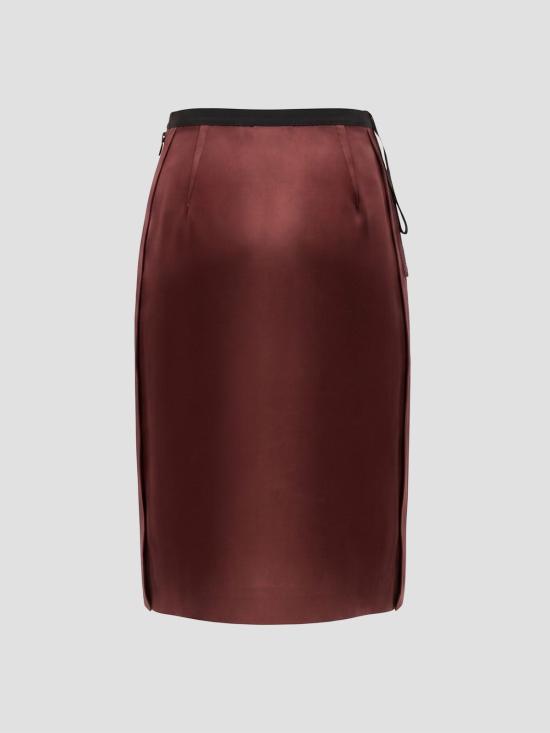 26SS 마르지엘라 미디 스커트 S51ME0052M35389 248 RUBY