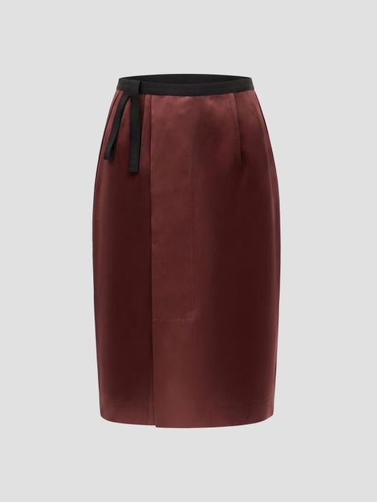 26SS 마르지엘라 미디 스커트 S51ME0052M35389 248 RUBY - MAISON MARGIELA