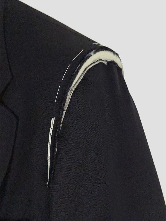 26SS 마르지엘라 울 싱글 브레스티드 블레이저 S50BN0549M35745 900 BLACK - MAISON MARGIELA