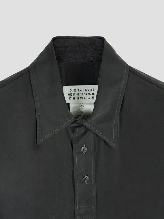 26SS 마르지엘라 폴로 티셔츠 S51GL0066M20171 900 BLACK - MAISON MARGIELA