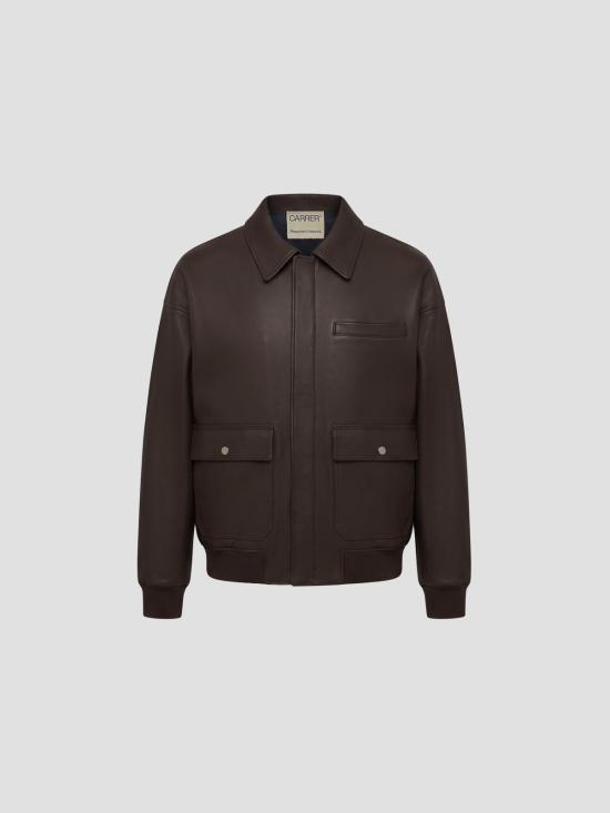 26SS 카레르 자켓 CODA LEATHER JACKET BROWN