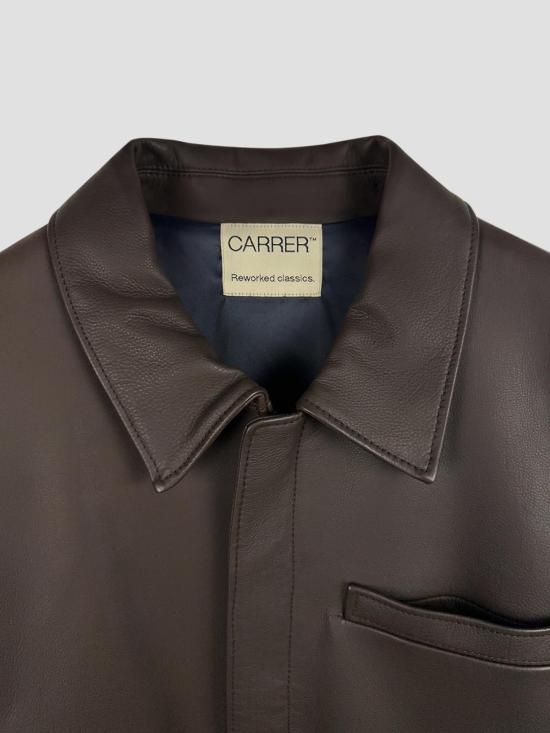 26SS 카레르 자켓 CODA LEATHER JACKET BROWN - CARRER
