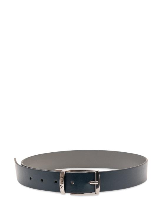 26SS [키즈] 엠포리오 아르마니 가죽 벨트 4015203F560 17535 BLU NAVY GRIGIO