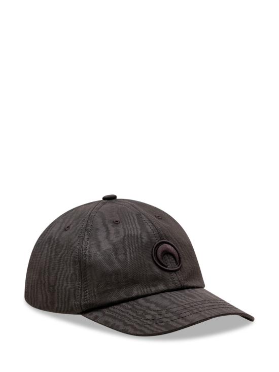 26SS 마린세르 문 로고 자수 볼캡 UHG001ACWOV0030 BK92 BLACK BLACK - MARINE SERRE