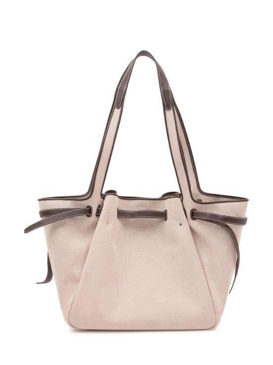 26SS 토리버치 토트백 178714 960 DUSTY ALMOND BIANCO WHITE - TORY BURCH