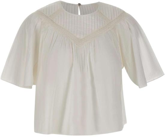 26SS 보스 블라우스 50559223118 WHITE