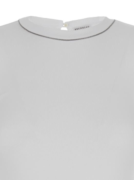26FW 브루넬로 쿠치넬리 긴팔 티셔츠 MPTC8BJ300C159 White - BRUNELLO CUCINELLI