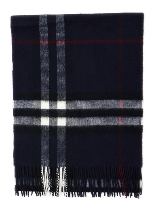 Autunno Inverno 2026/27 버버리 체크 캐시미어 머플러 8112641A1249 Blu