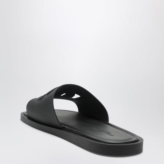 26SS 돌체앤가바나 러버 비치웨어 슬리퍼 CS2215AN994 Black - DOLCE & GABBANA