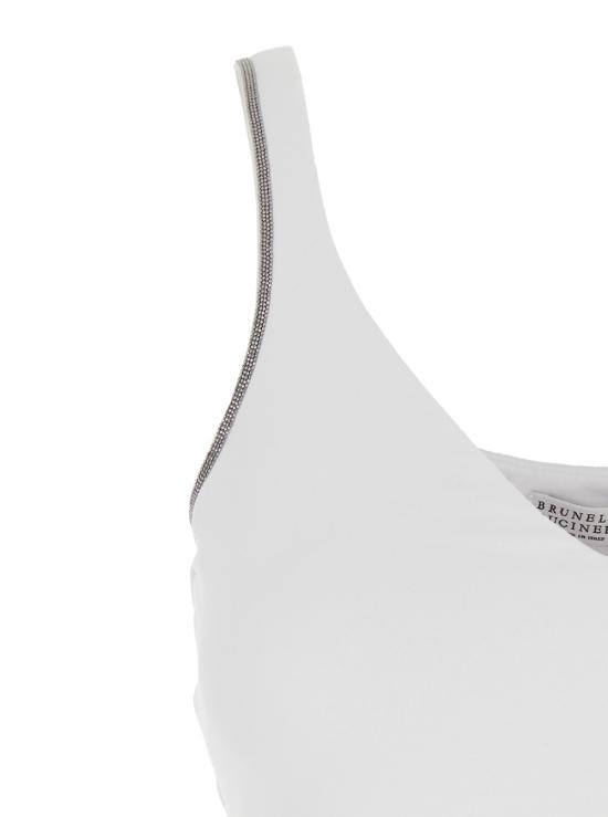 Autunno Inverno 2026/27 브루넬로 쿠치넬리 탑 MPT18BA702C159 White - BRUNELLO CUCINELLI
