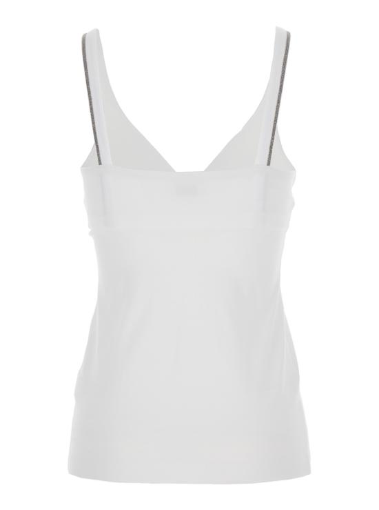 Autunno Inverno 2026/27 브루넬로 쿠치넬리 탑 MPT18BA702C159 White - BRUNELLO CUCINELLI