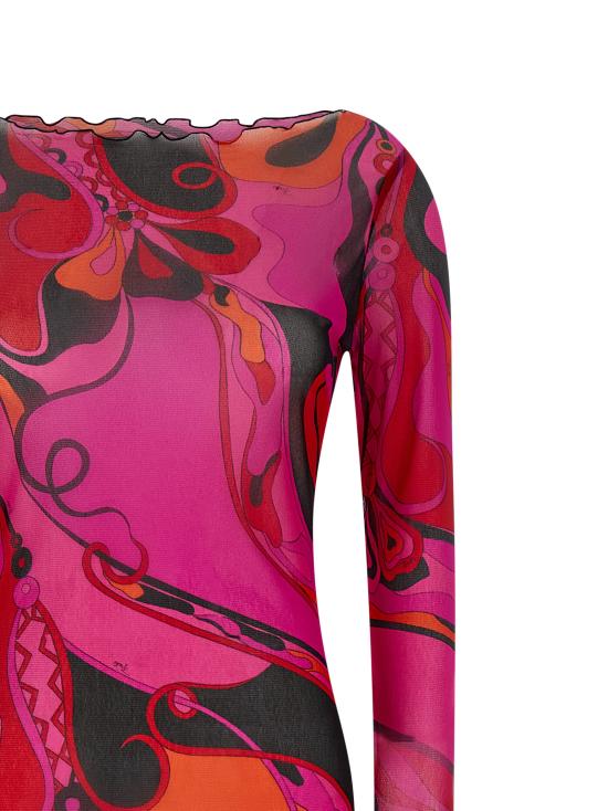 26SS 에밀리오푸치 롱 원피스 6HJI356H739026 Fuchsia - EMILIO PUCCI