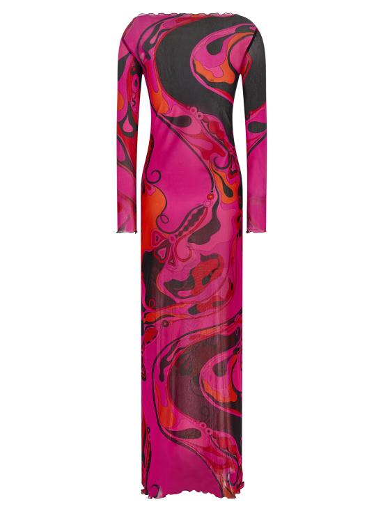 26SS 에밀리오푸치 롱 원피스 6HJI356H739026 Fuchsia - EMILIO PUCCI