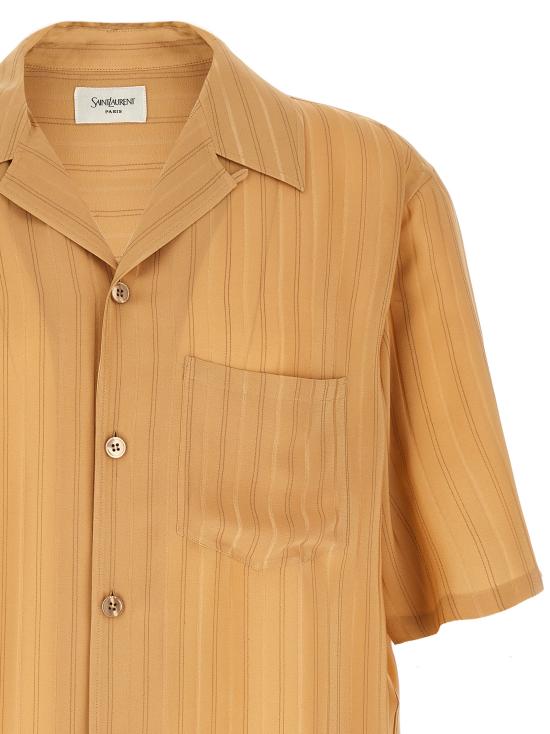 26SS 생로랑 반팔 셔츠 860621Y7J399096 Beige - SAINT LAURENT