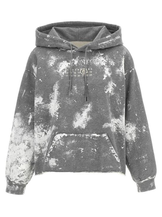 26SS MM6 메종마르지엘라 후드 티셔츠 S62GU0146S25337853M Gray