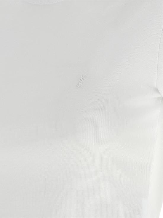 26SS 생로랑 탑 869630Y38BD9000 White - SAINT LAURENT