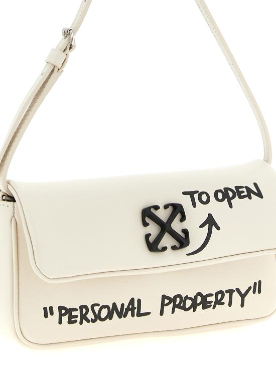 26SS 오프화이트 숄더백 OWNN18BC99LEA00104100410 White Black - OFF WHITE