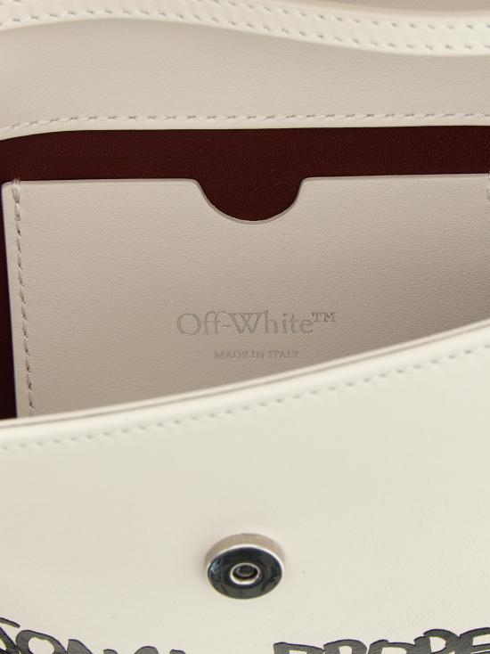 26SS 오프화이트 숄더백 OWNN18BC99LEA00104100410 White Black - OFF WHITE