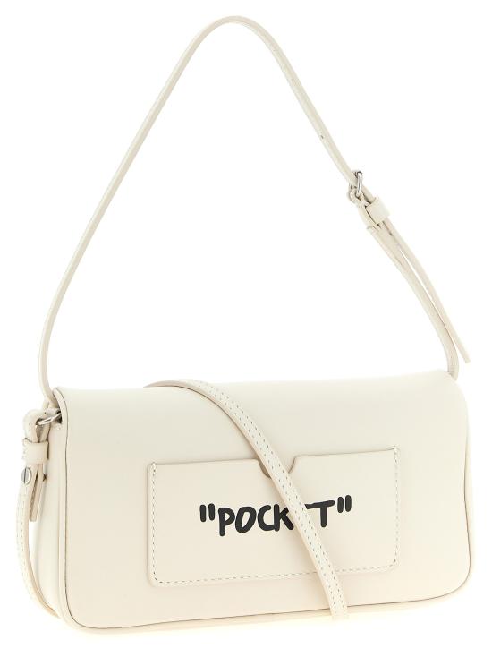 26SS 오프화이트 숄더백 OWNN18BC99LEA00104100410 White Black - OFF WHITE